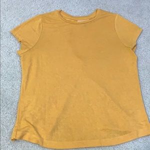 Shirt with cut out on back